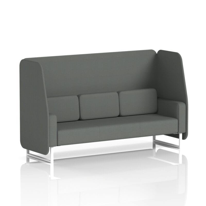 Brixworth Open Booth With White Legs in Single Tone - Image 78