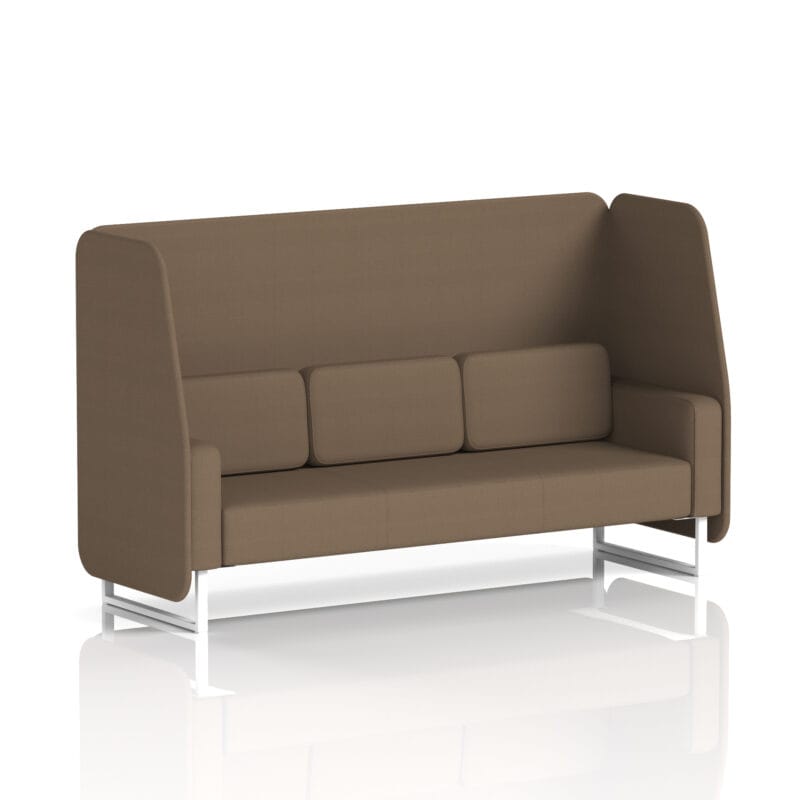 Brixworth Open Booth With White Legs in Single Tone - Image 81