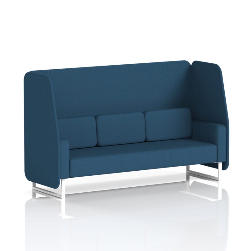 Brixworth Open Booth With White Legs in Single Tone - Image 87