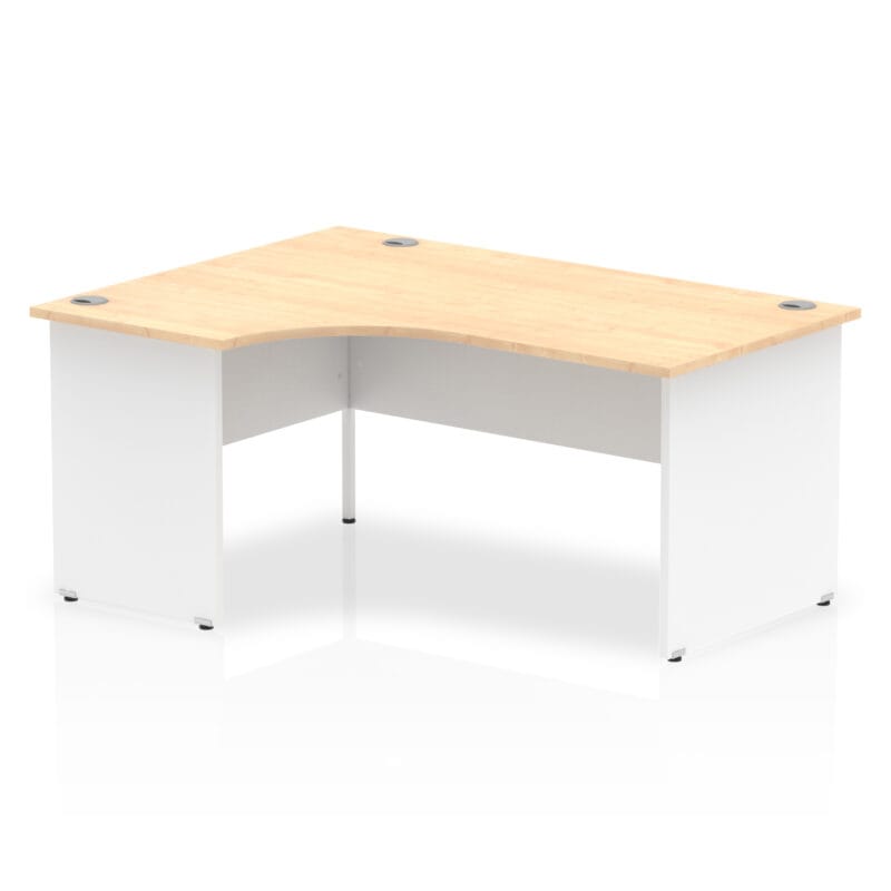 Impulse 1600mm Left Crescent Desk Panel End Leg - Image 6