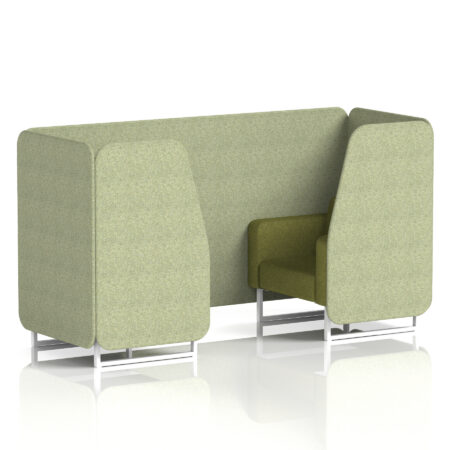 Brixworth Booth With White Legs In Two Tone